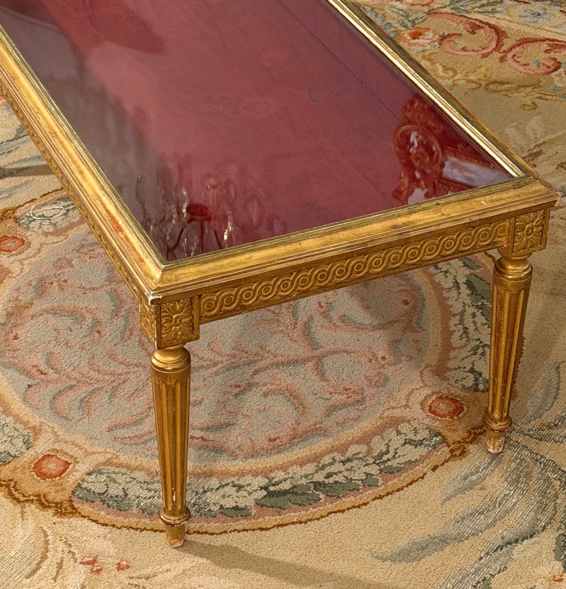 Meuble de Présentation en Bois Doré de Style Louis XVI, Fin XIXème-photo-6