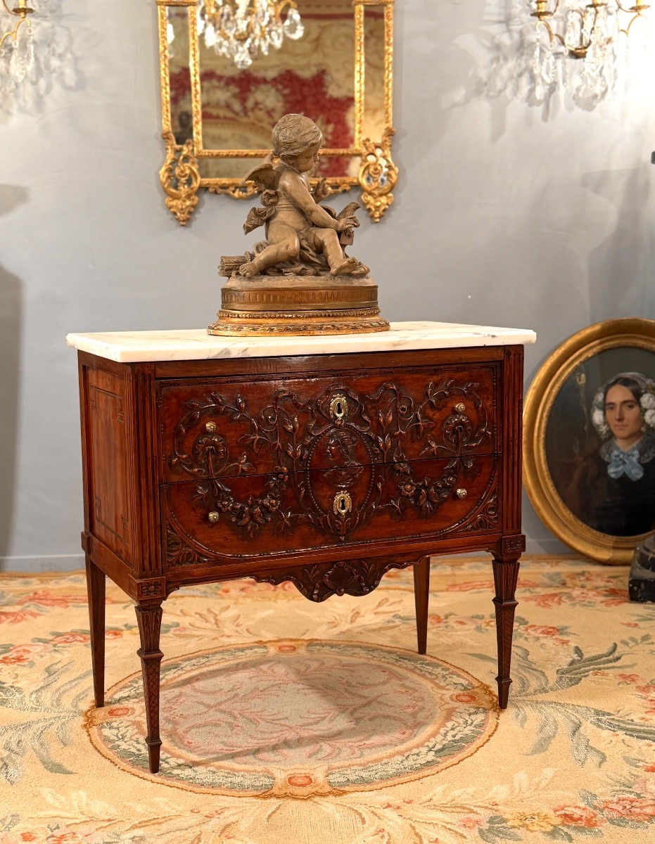 Provençal Commode From The Louis XVI Period, Circa 1780-photo-4