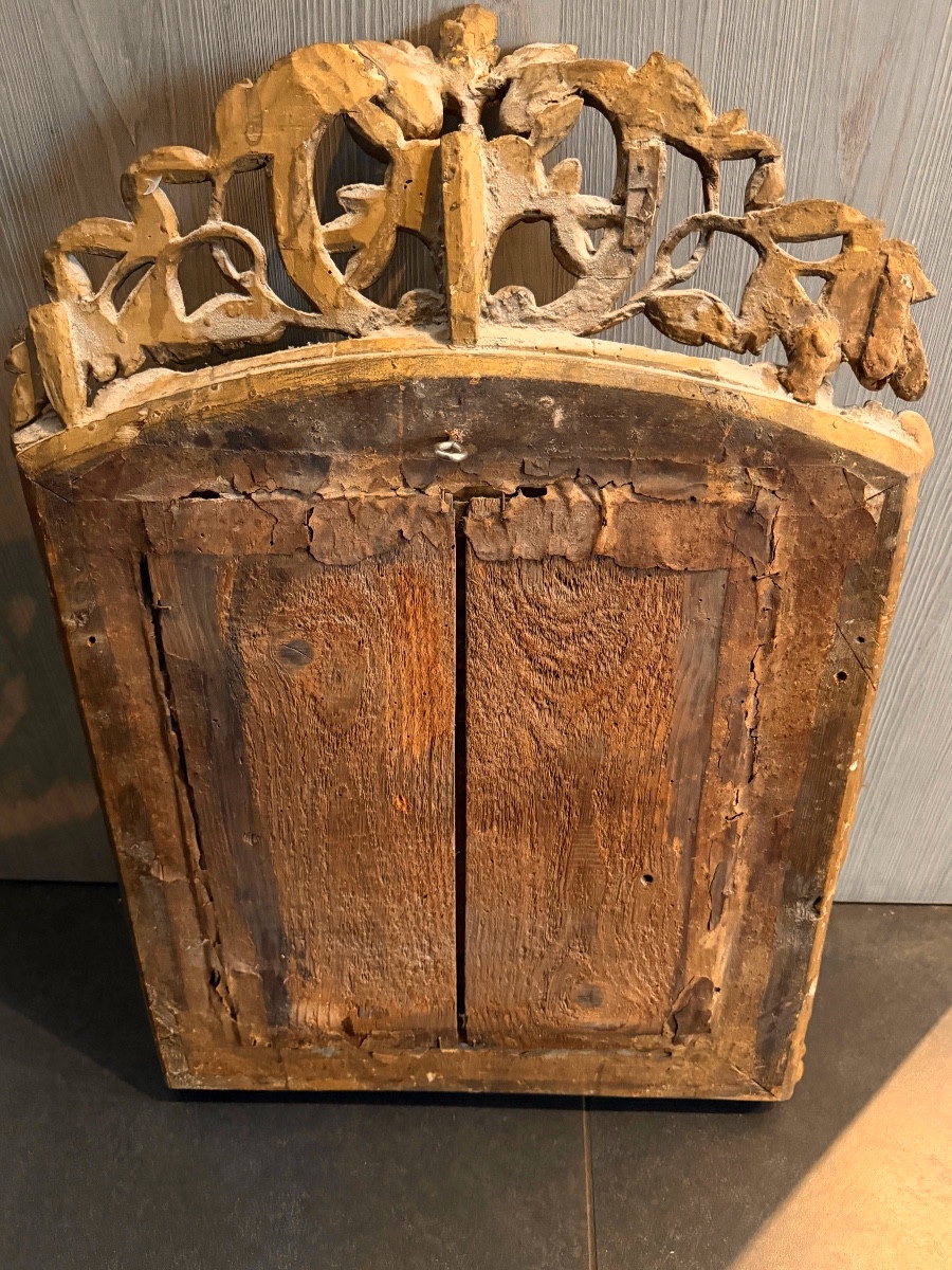 Miroir en Bois Doré d'Epoque Régence, Vers 1720-photo-4