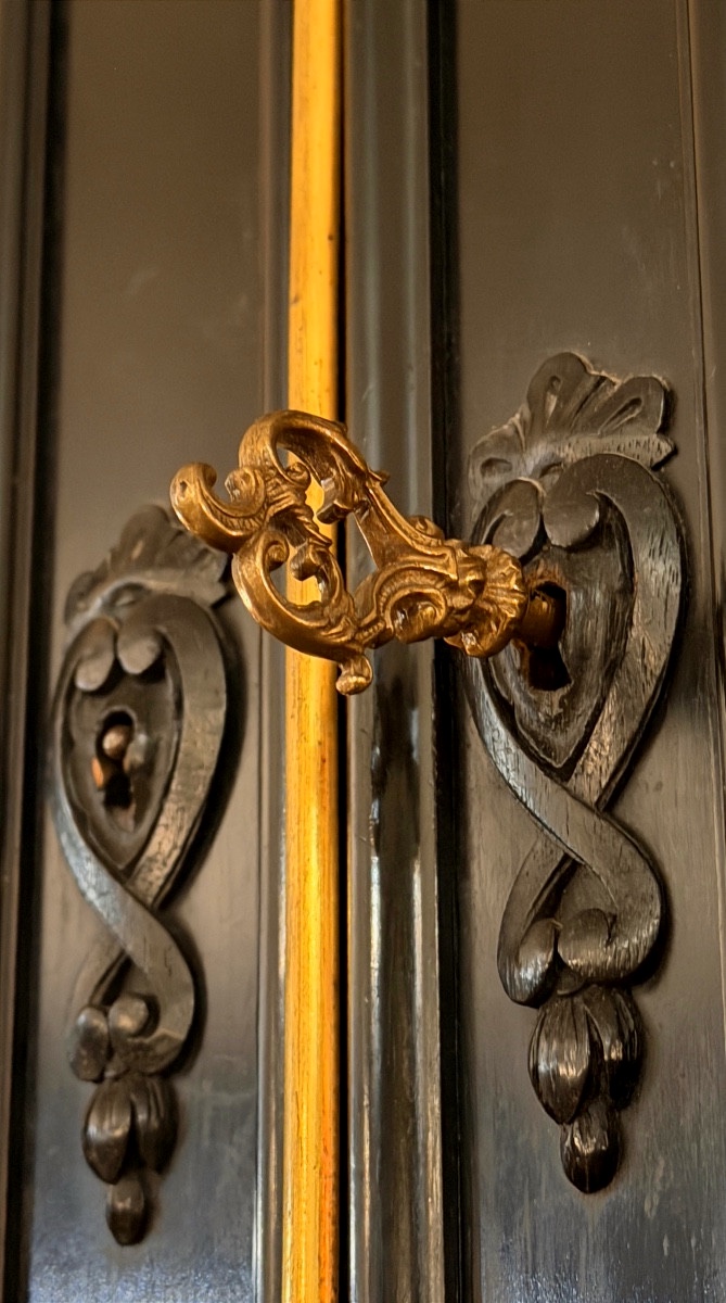 Jeanselme, Importante Bibliothèque Estampillée, Epoque Napoléon III, Vers 1850-photo-7