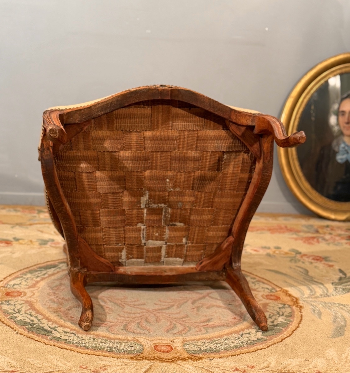 Claude Louis Mariette, Queen Anne Chair, Louis XV Period, Circa 1760-photo-5