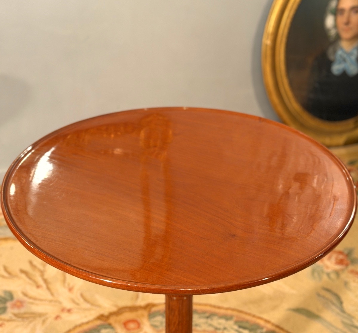 Jean Frederic Birckel, Gueridon Basculant Stamped Louis XVI Period, Circa 1780-photo-7