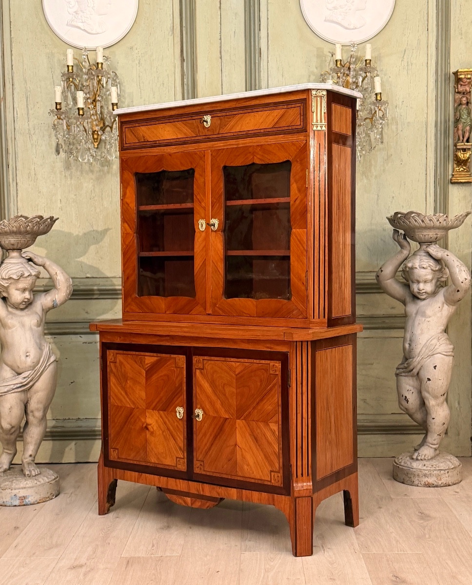 Louis XVI Period Marquetry Cabinet, Circa 1770-photo-3
