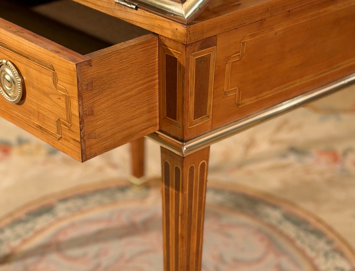 Table à Ecrire à Plateau Inclinable d'Epoque Louis XVI, Vers 1780-photo-6