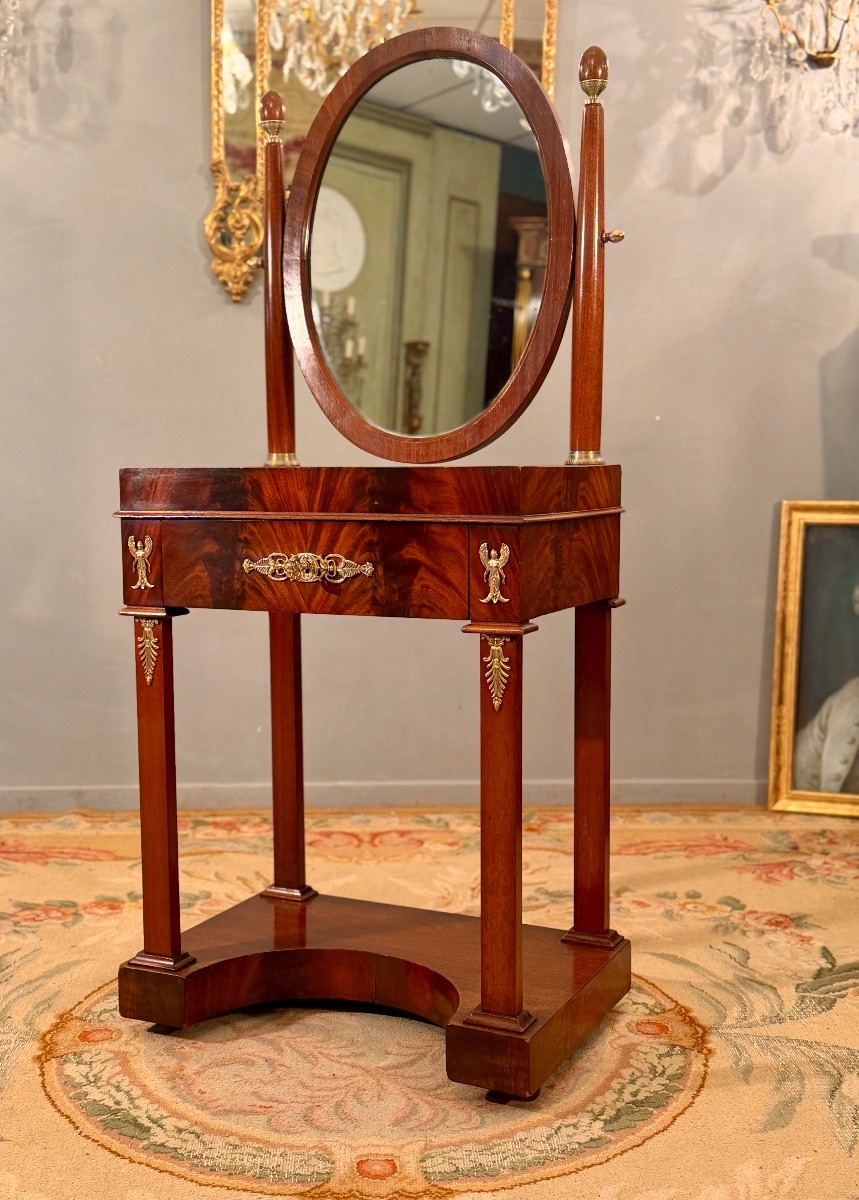 Small Dressing Table For Young Girl Empire Period 19th Century