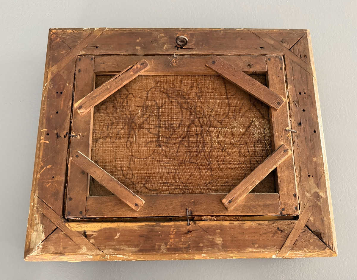 Attributed To Jean Louis Demarne, Oil On Canvas Animated Pastoral Landscape (1744 - 1829)-photo-1