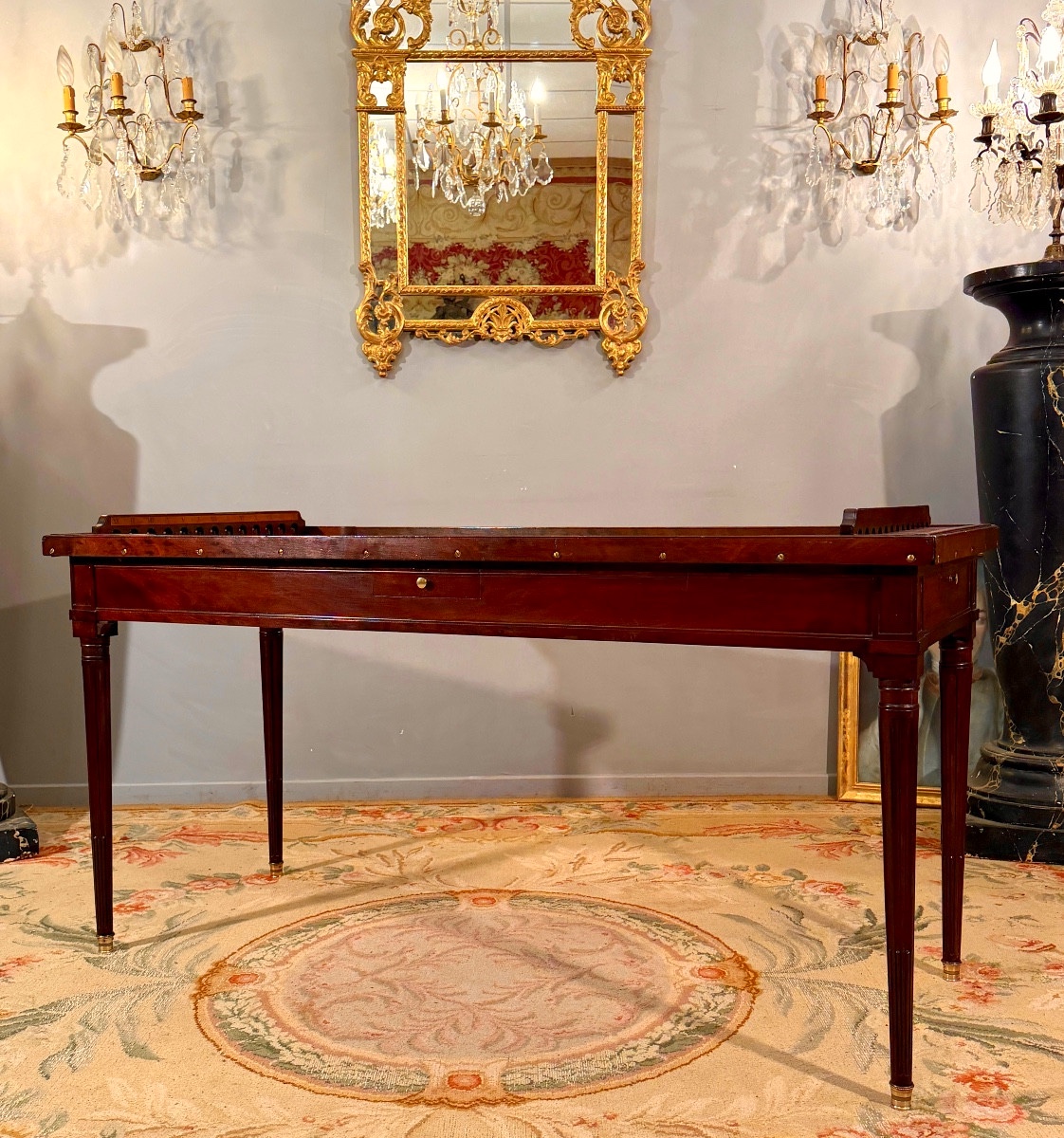 Joseph Stockel, Table à Jeu dit Trou-Madame Estampillée d'Epoque Louis XVI, Vers 1780-photo-2