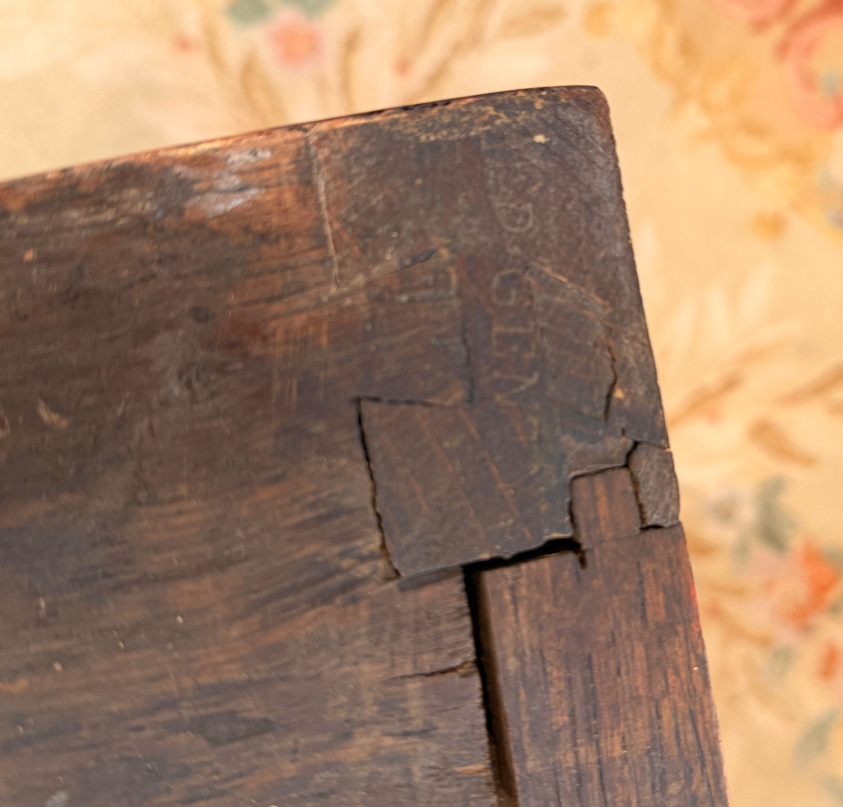 Denis Genty, Petite Commode d'Entre Deux Estampillée d'Epoque Louis XV, Vers 1760-photo-1