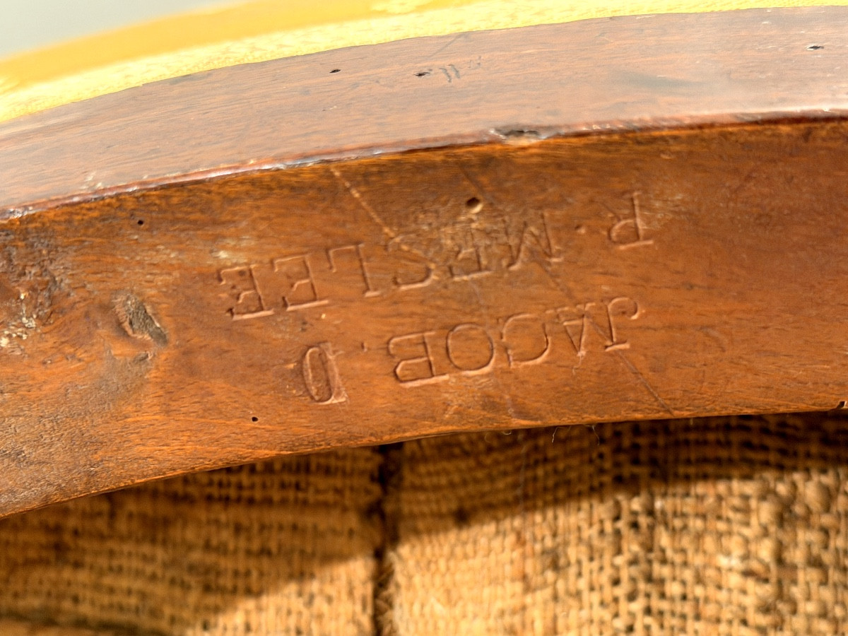 Jacob Desmalter, Paire de Fauteuils en Acajou Estampillés d'Epoque Empire, Vers 1810-photo-3