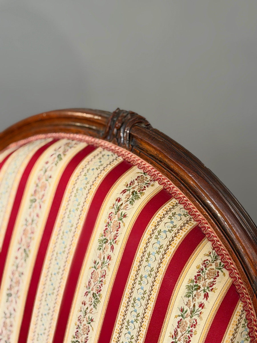 Large Louis XVI Period Fauteuil à La Reine, Circa 1780-photo-4