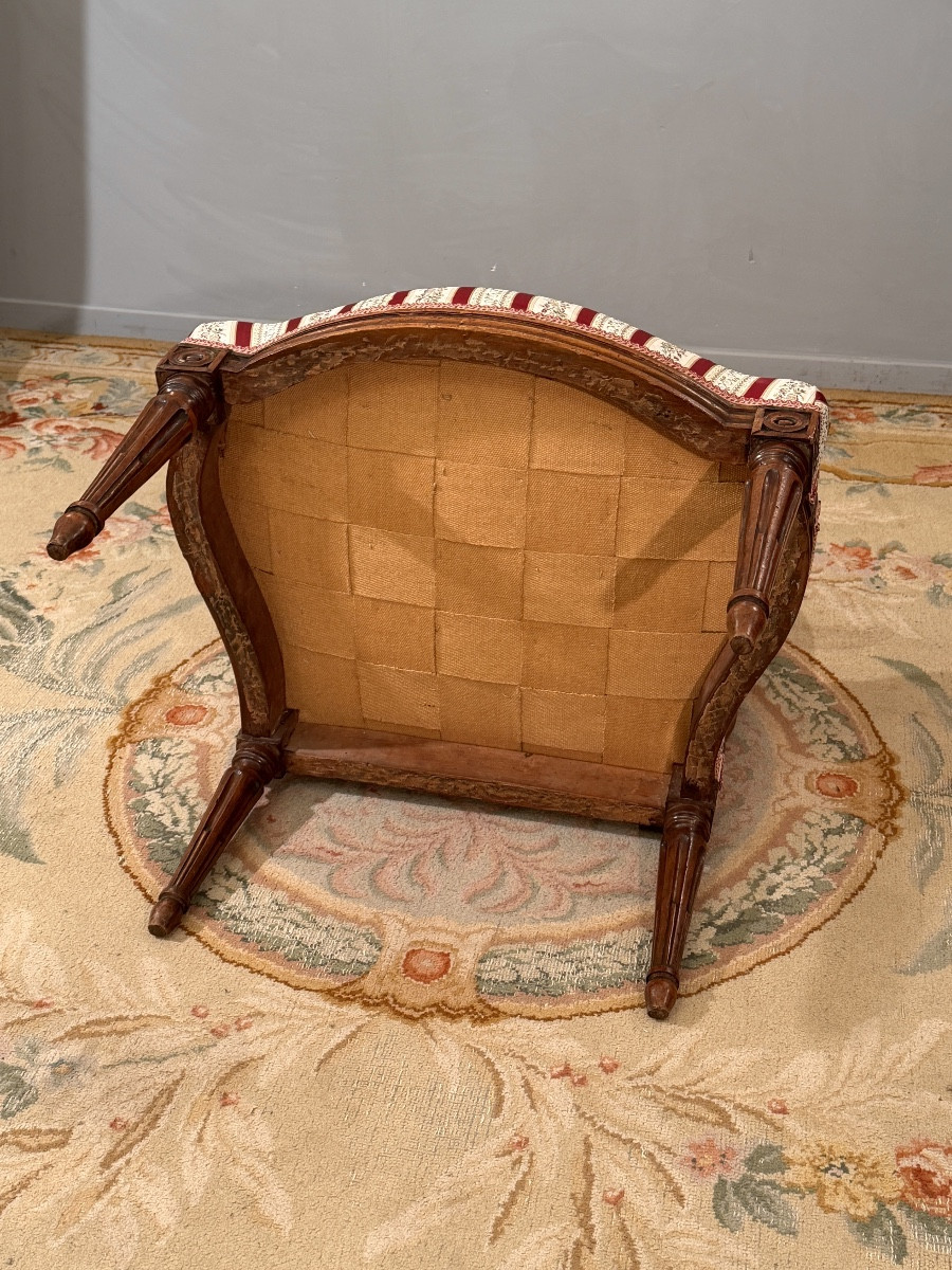 Large Louis XVI Period Fauteuil à La Reine, Circa 1780-photo-7