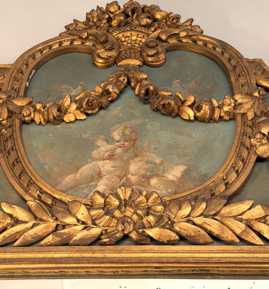 Trumeau en Bois Doré de Style Louis XVI, Epoque Napoléon III-photo-3