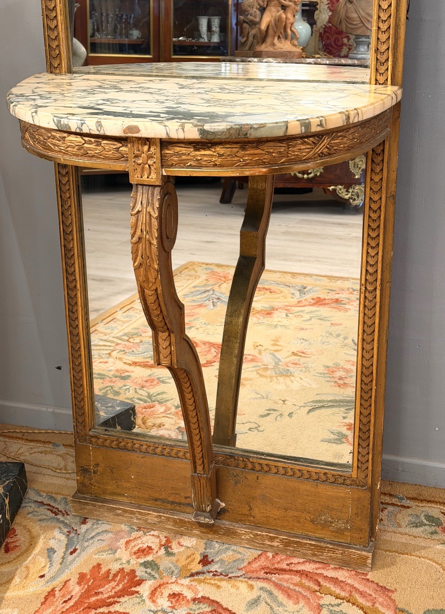 Trumeau en Bois Doré de Style Louis XVI, Epoque Napoléon III-photo-5