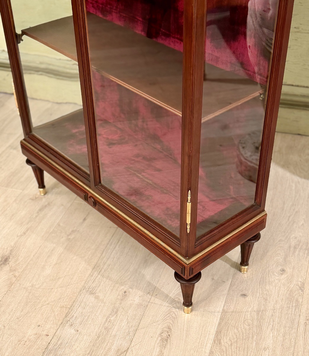 Vitrine de Présentation en Acajou de Style Louis XVI, XIXème Siècle-photo-4