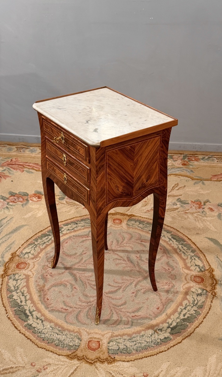 Sebastien VIE, Petite Table de Salon Estampillée d'Epoque Louis XV, XVIIIème-photo-4
