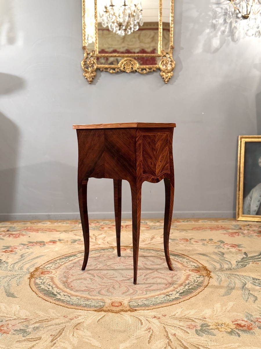 Sebastien VIE, Petite Table de Salon Estampillée d'Epoque Louis XV, XVIIIème-photo-5