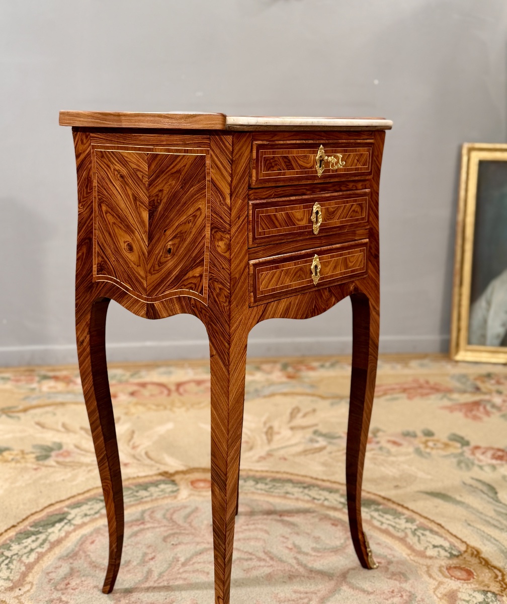 Sebastien VIE, Petite Table de Salon Estampillée d'Epoque Louis XV, XVIIIème-photo-6