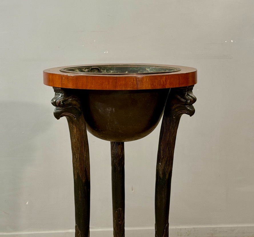 Consulat-period Mahogany Athenian-style Washbasin, Circa 1800-photo-1
