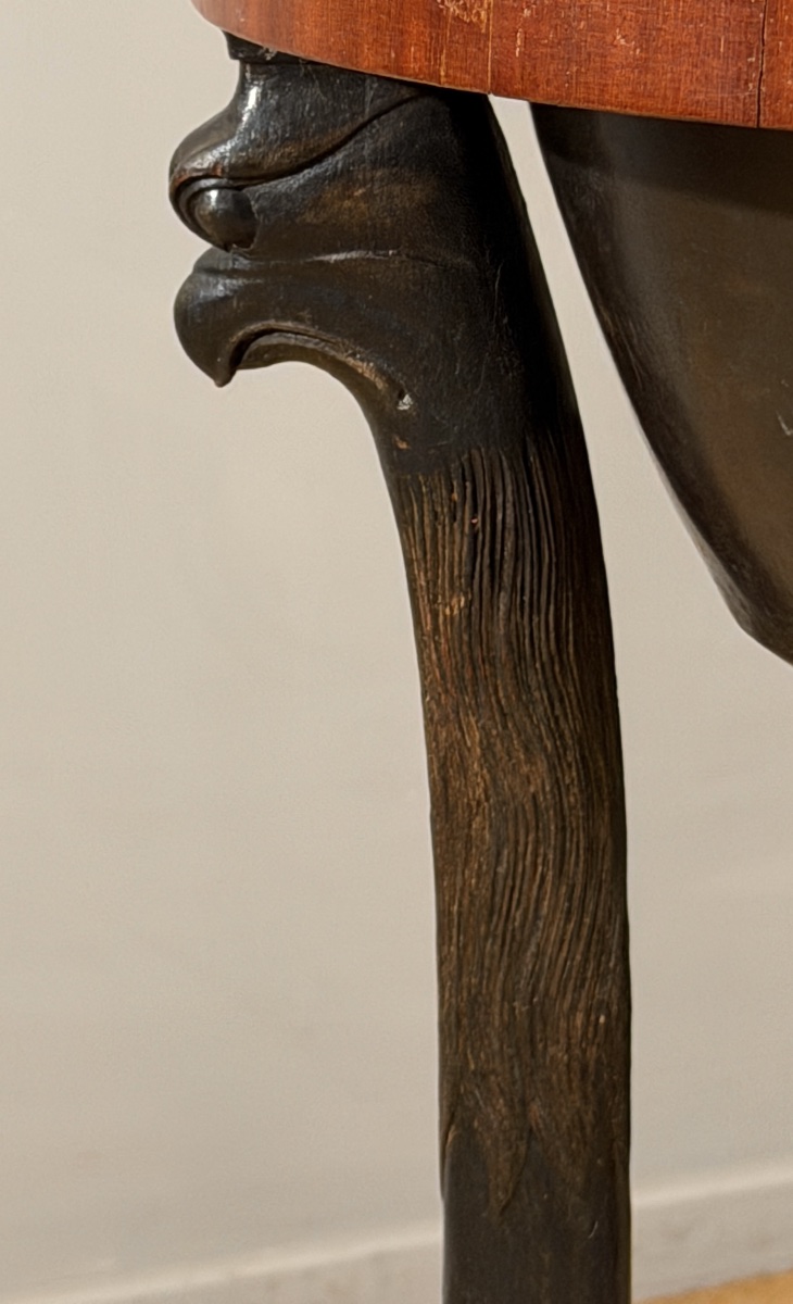 Consulat-period Mahogany Athenian-style Washbasin, Circa 1800-photo-2