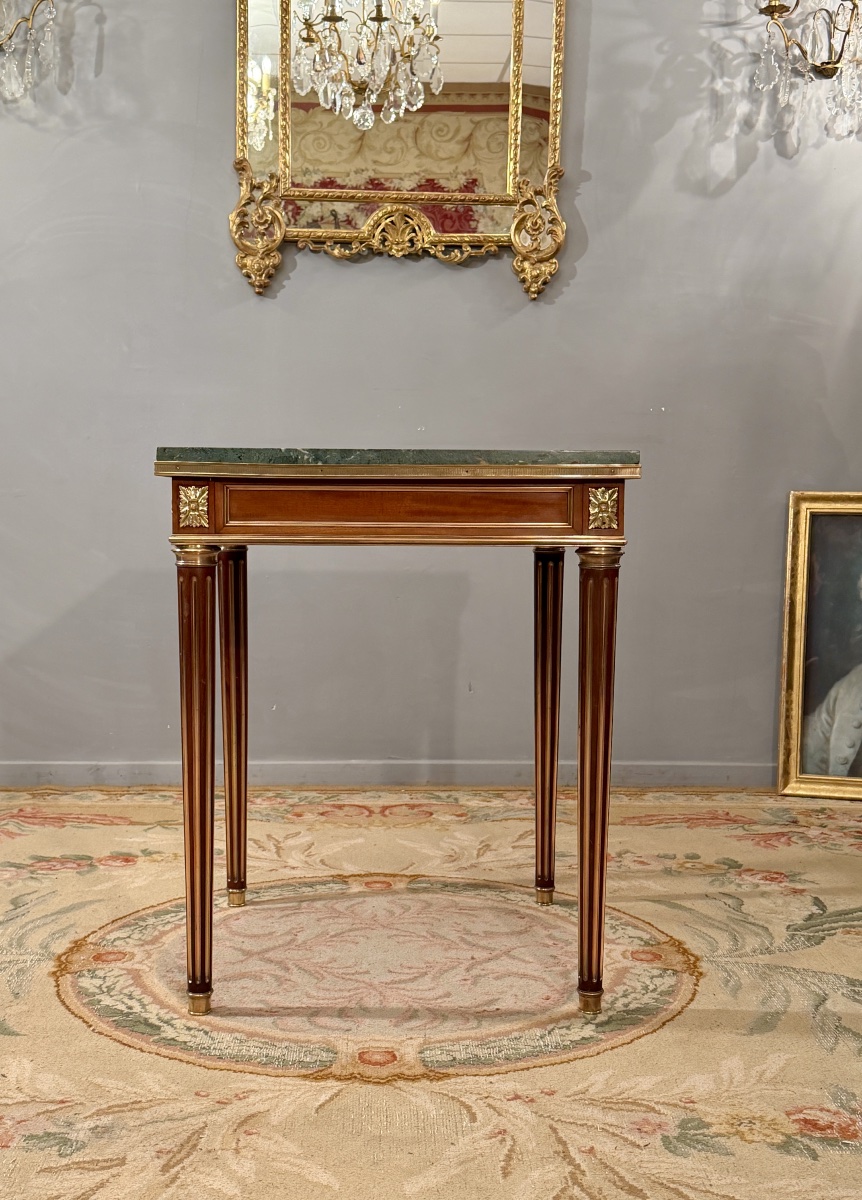 Louis XVI-style Coffee Table, Late 19th Century -photo-2
