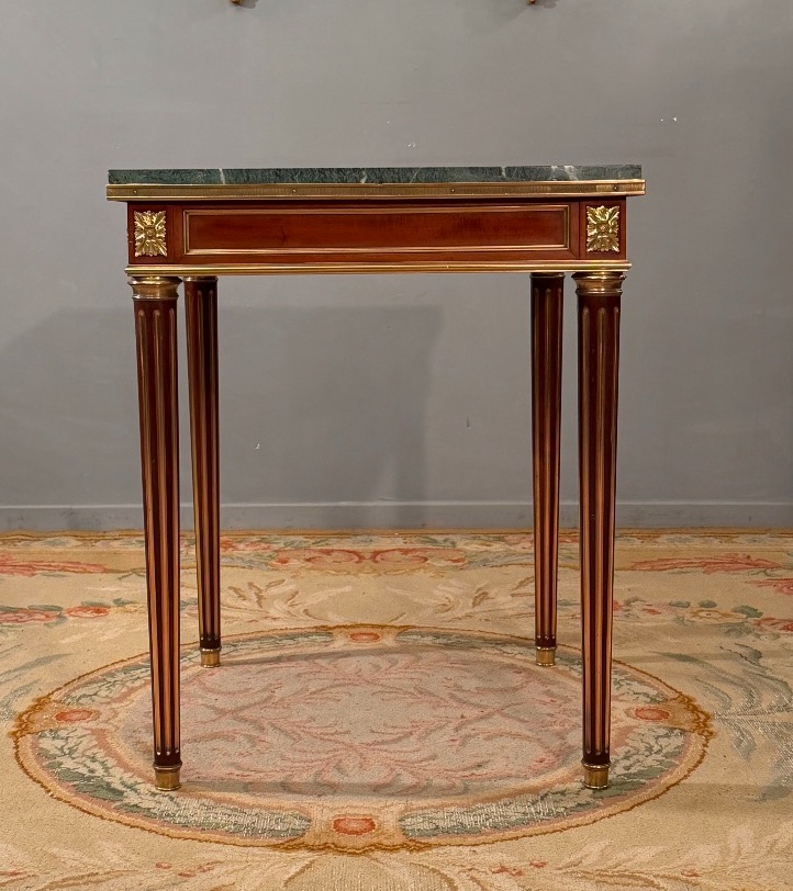 Louis XVI-style Coffee Table, Late 19th Century -photo-4