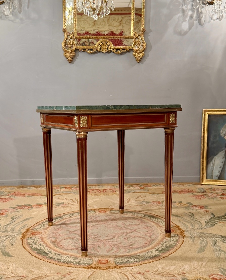 Louis XVI-style Coffee Table, Late 19th Century 