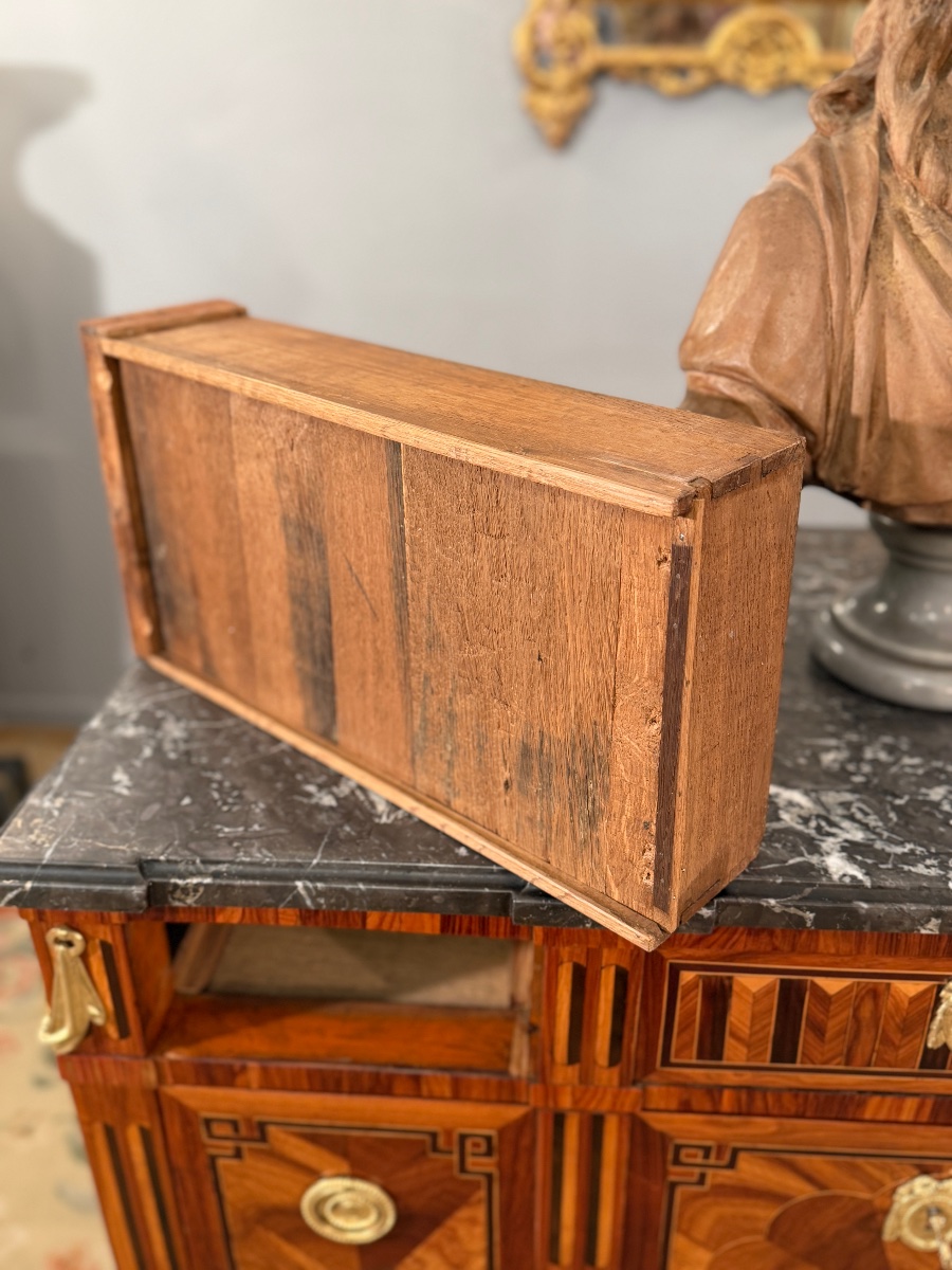 Jean Caumont, Stamped Ceremonial Chest Of Drawers From The Transition Period, Circa 1770-photo-2