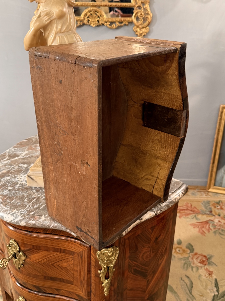 CHEVALLIER Jean-Mathieu, Commode d'Epoque Régence, Estampillée (1694-1768)-photo-7