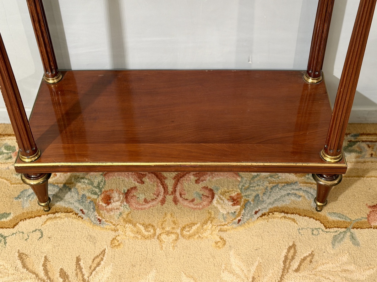 Console en Acajou d'Epoque Louis XVI, Vers 1780-photo-1