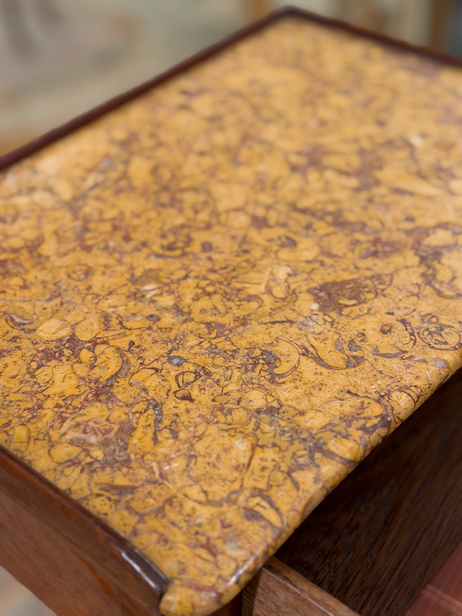 Coffee Table, Parisian "volante" Work Table, Louis XV Period, Circa 1750-photo-3