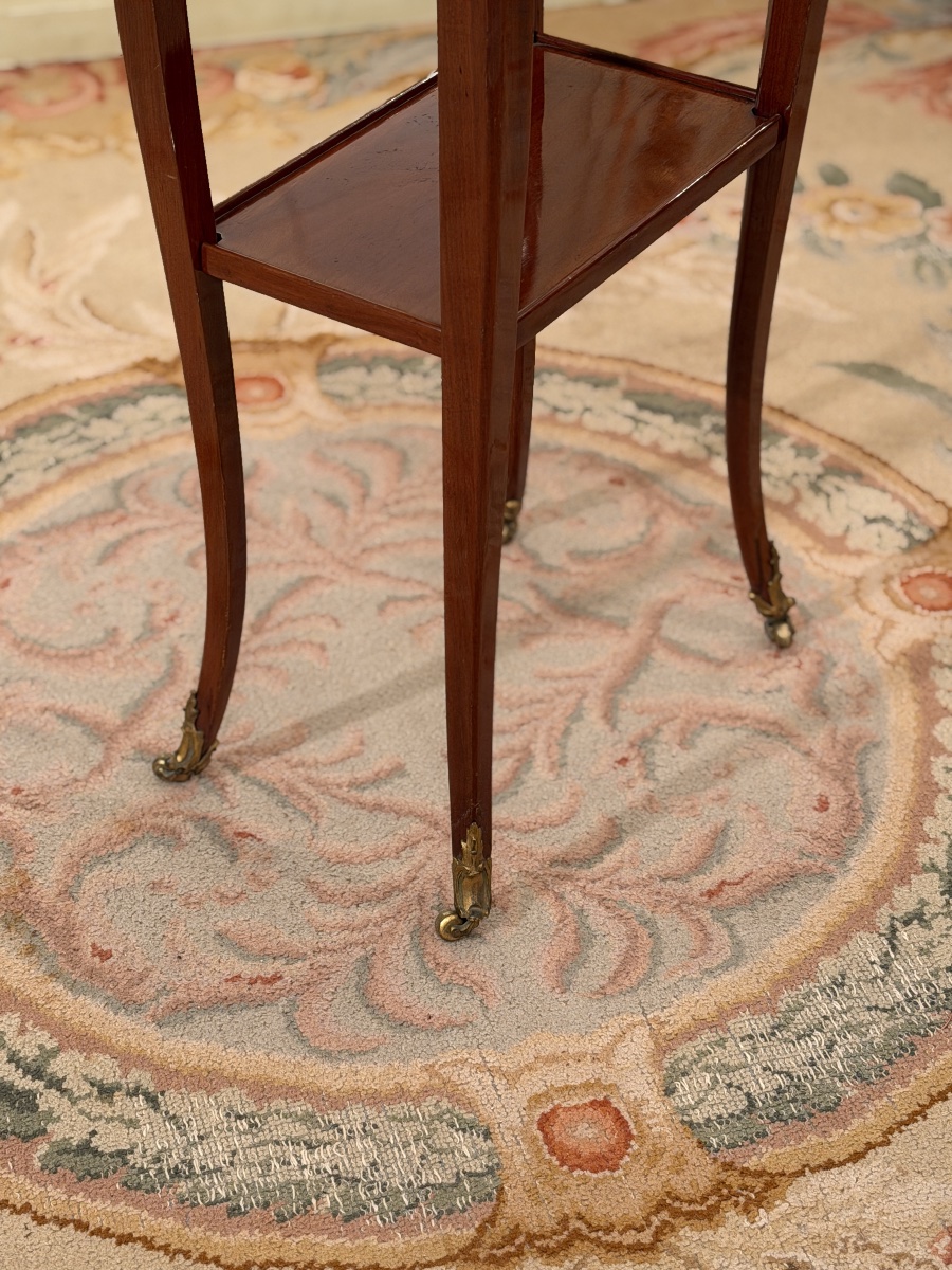 Coffee Table, Parisian "volante" Work Table, Louis XV Period, Circa 1750-photo-8