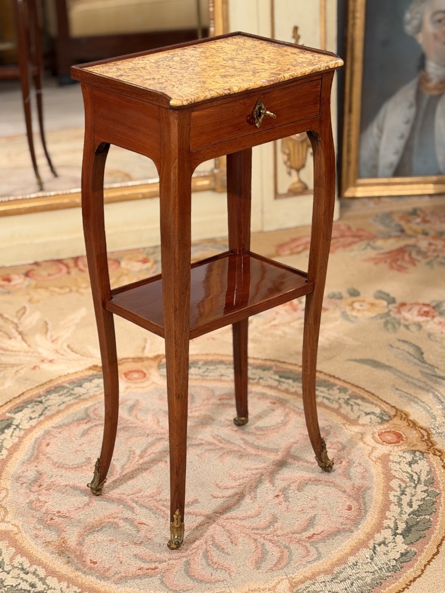 Coffee Table, Parisian "volante" Work Table, Louis XV Period, Circa 1750