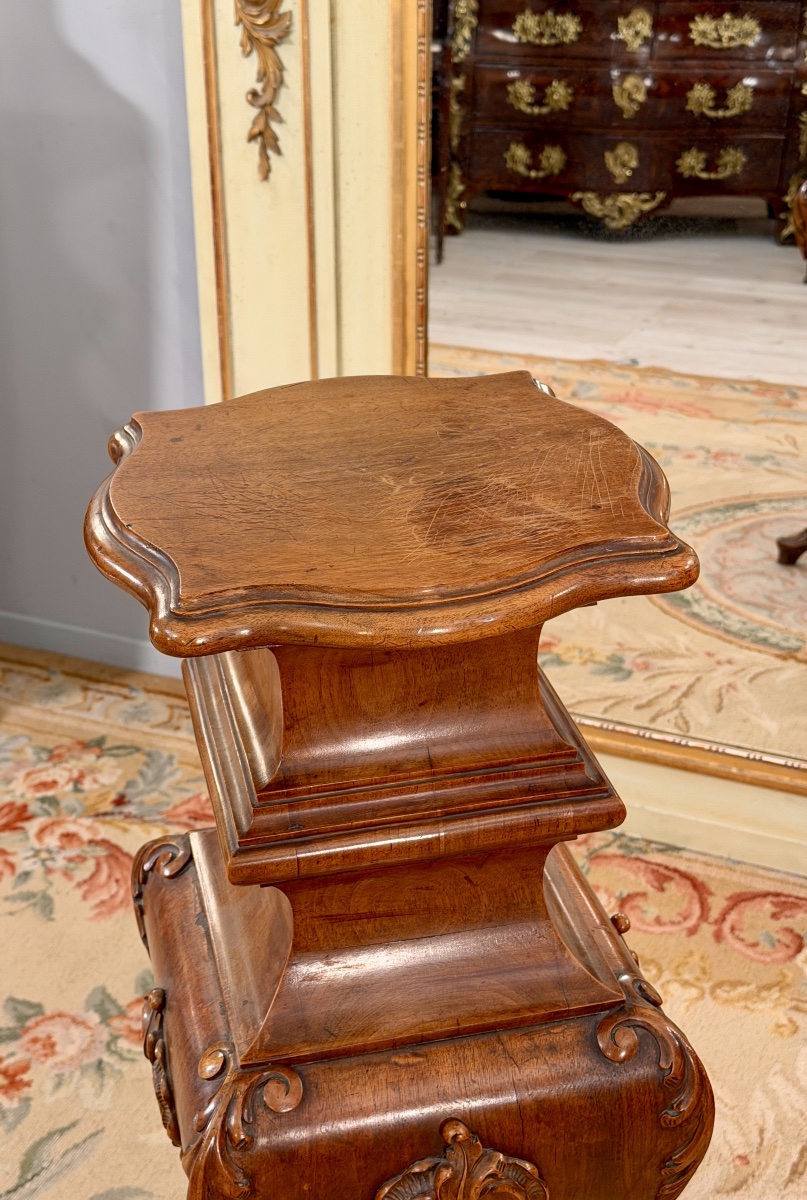Regency-style Walnut Presentation Chair, 19th Century-photo-3