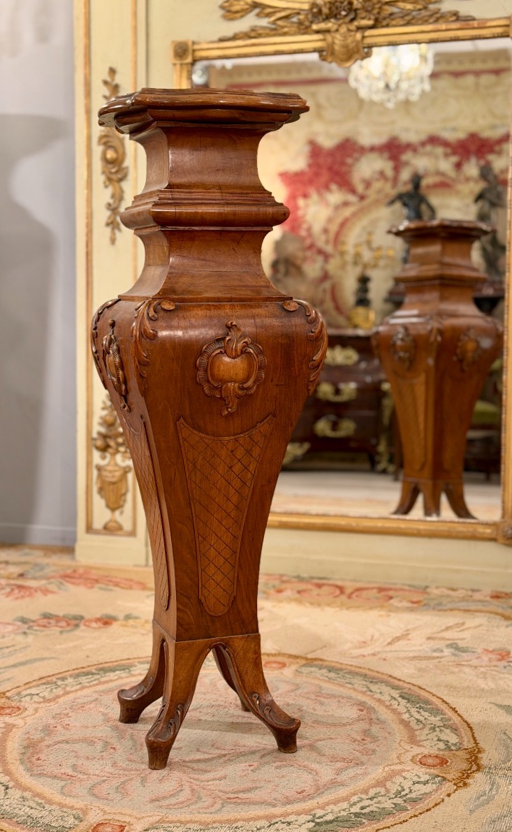 Regency-style Walnut Presentation Chair, 19th Century-photo-5