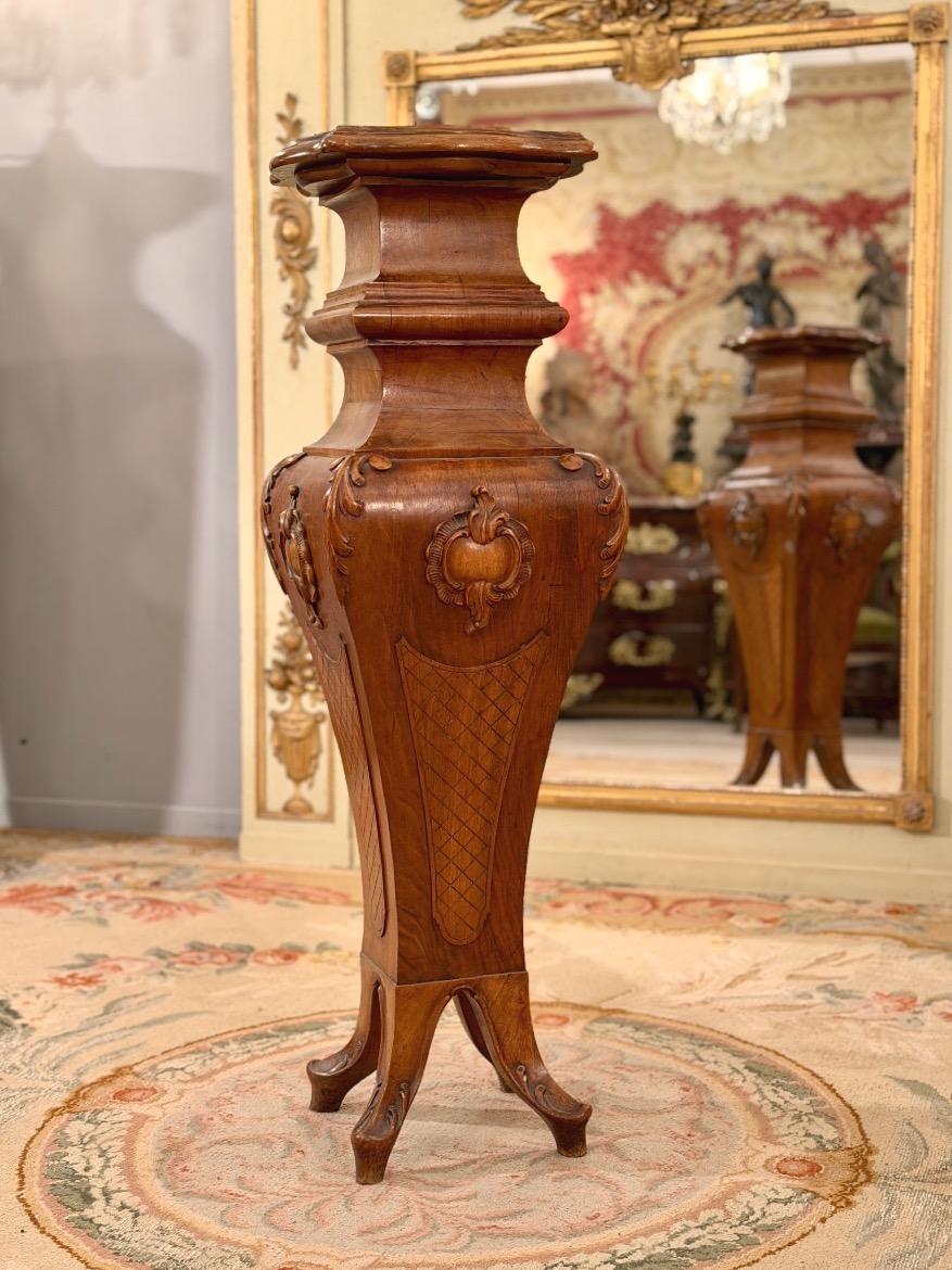 Regency-style Walnut Presentation Chair, 19th Century