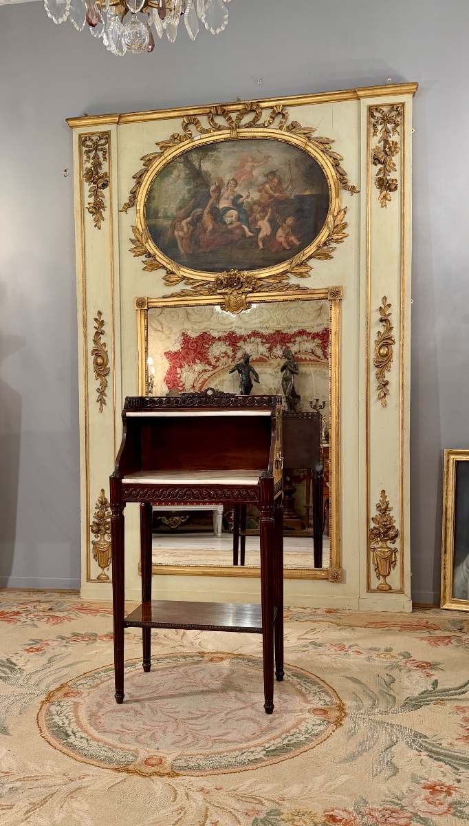 Petite Table de Salon en Acajou d'Epoque Louis XVI, Vers 1780-photo-5
