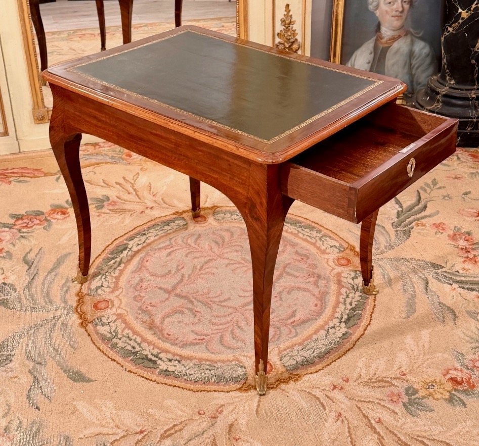 Bureau Table à Ecrire d'Epoque Louis XV, Vers 1750-photo-3