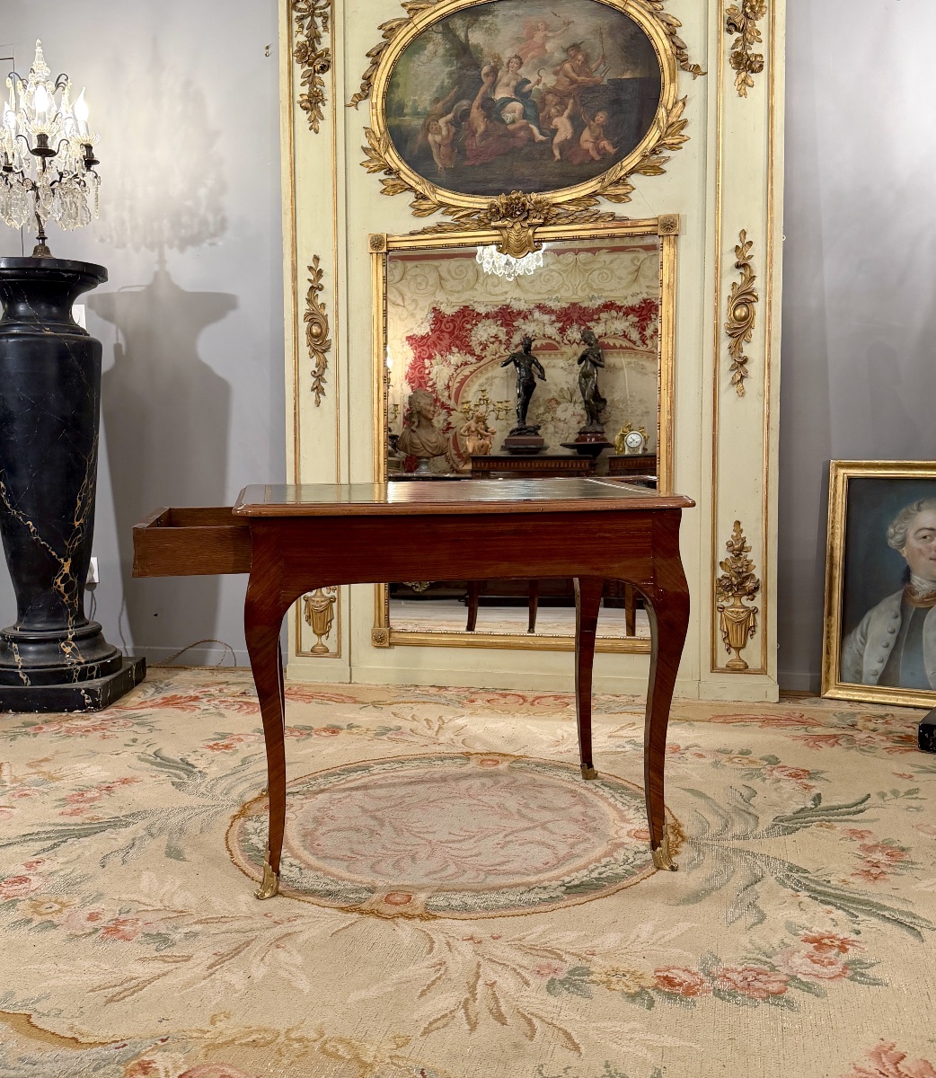 Bureau Table à Ecrire d'Epoque Louis XV, Vers 1750-photo-5