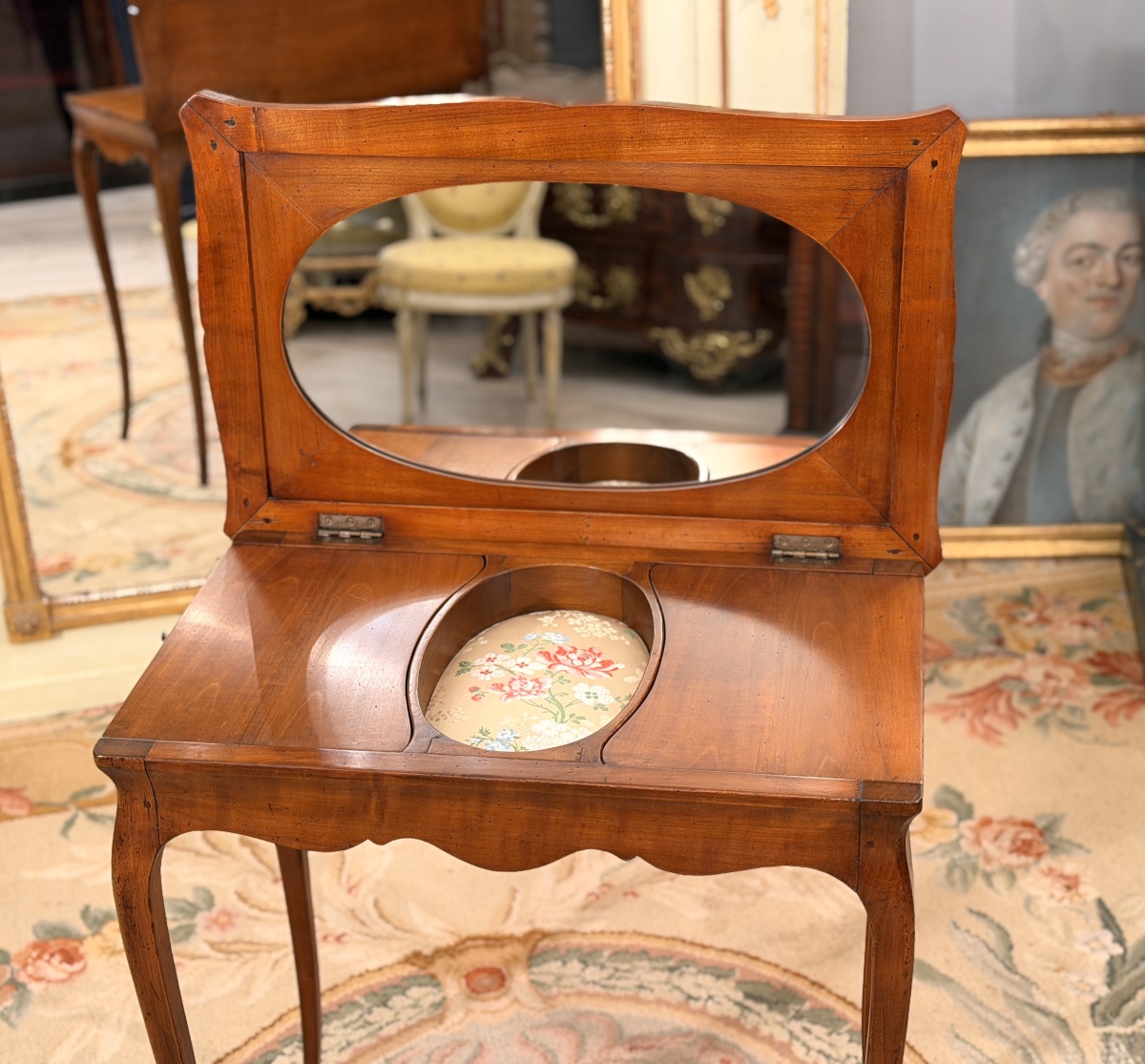 Maison Mailfert, Coiffeuse de Style Louis XV, Estampillée, Vers 1900-photo-3
