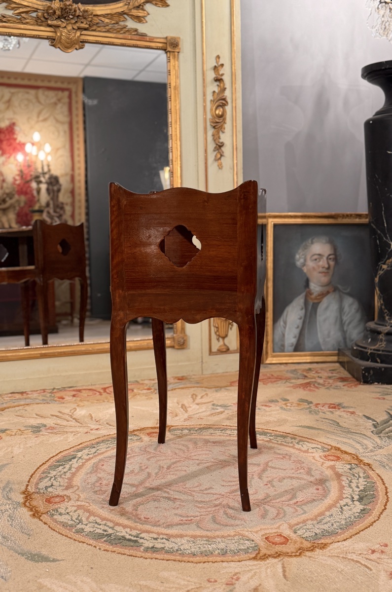 Small Mahogany Snack Table From The Louis XV Period, Circa 1750-photo-3