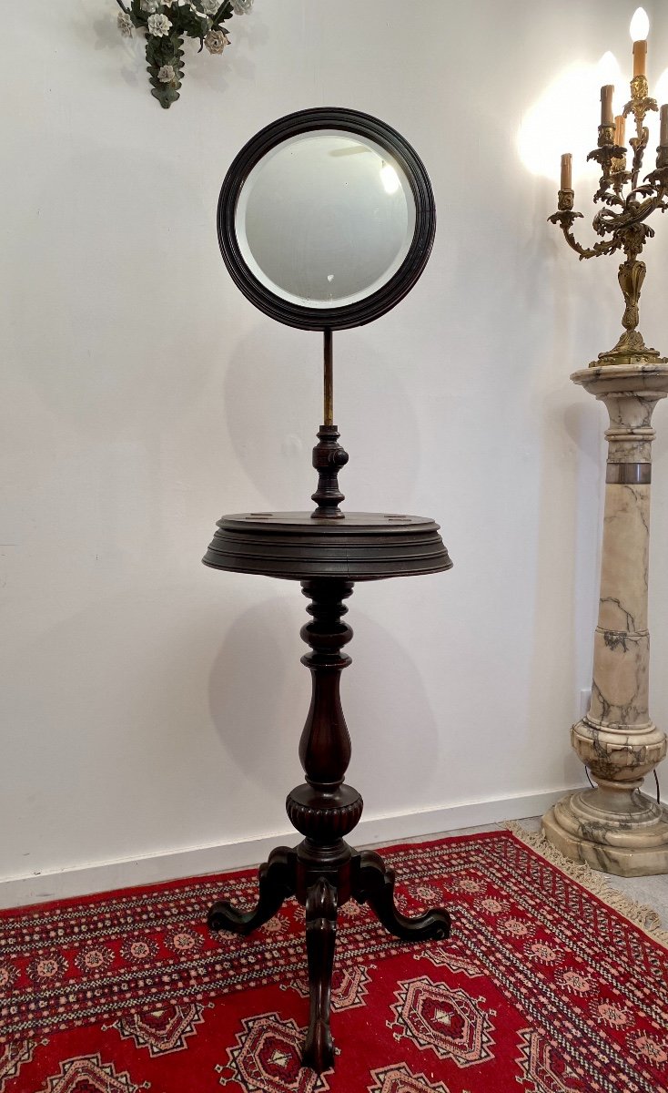Barber In Mahogany Louis Philippe XIXth