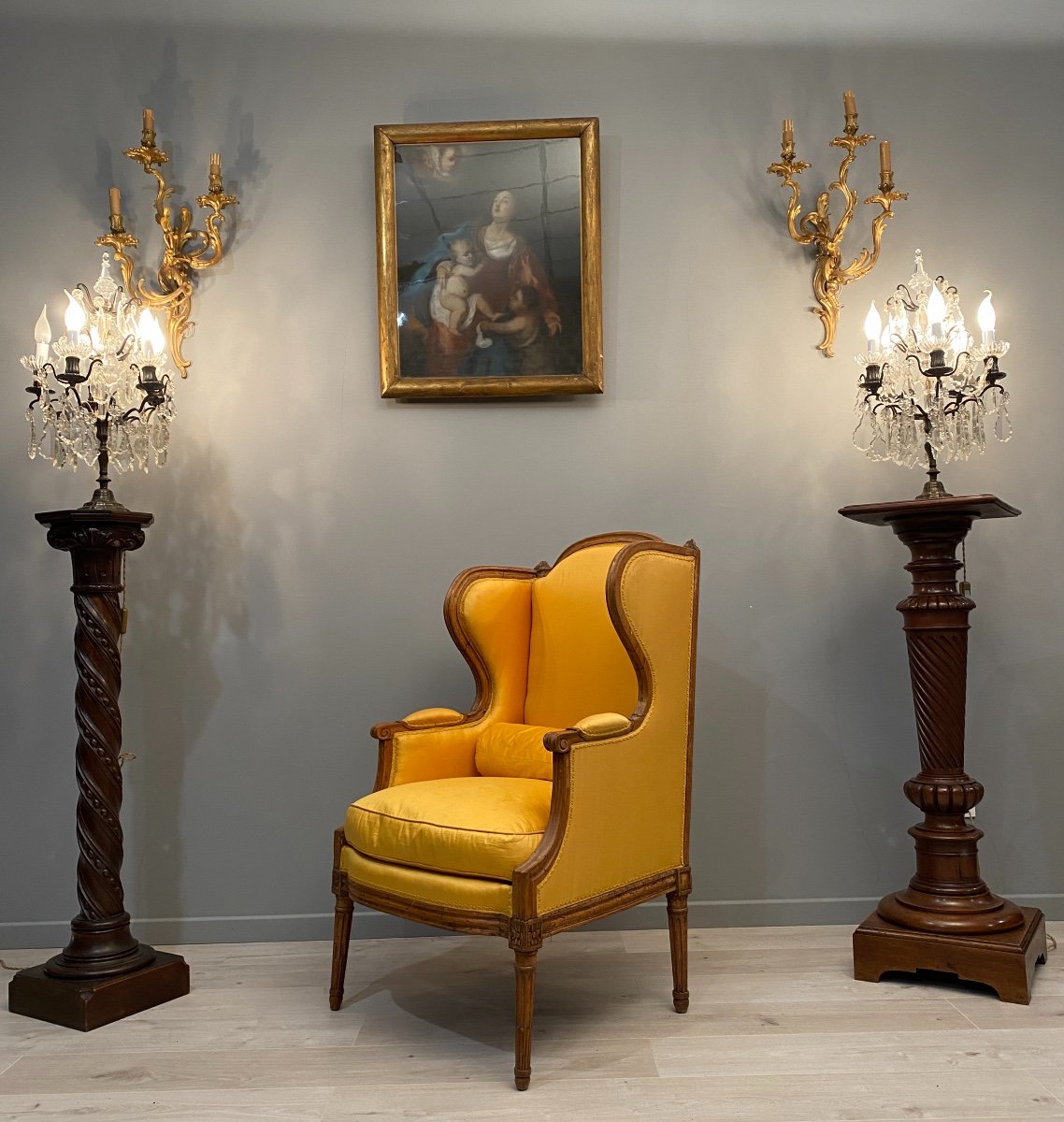 Bergere A Ears Louis XVI XVIIIth Circa 1770-photo-6
