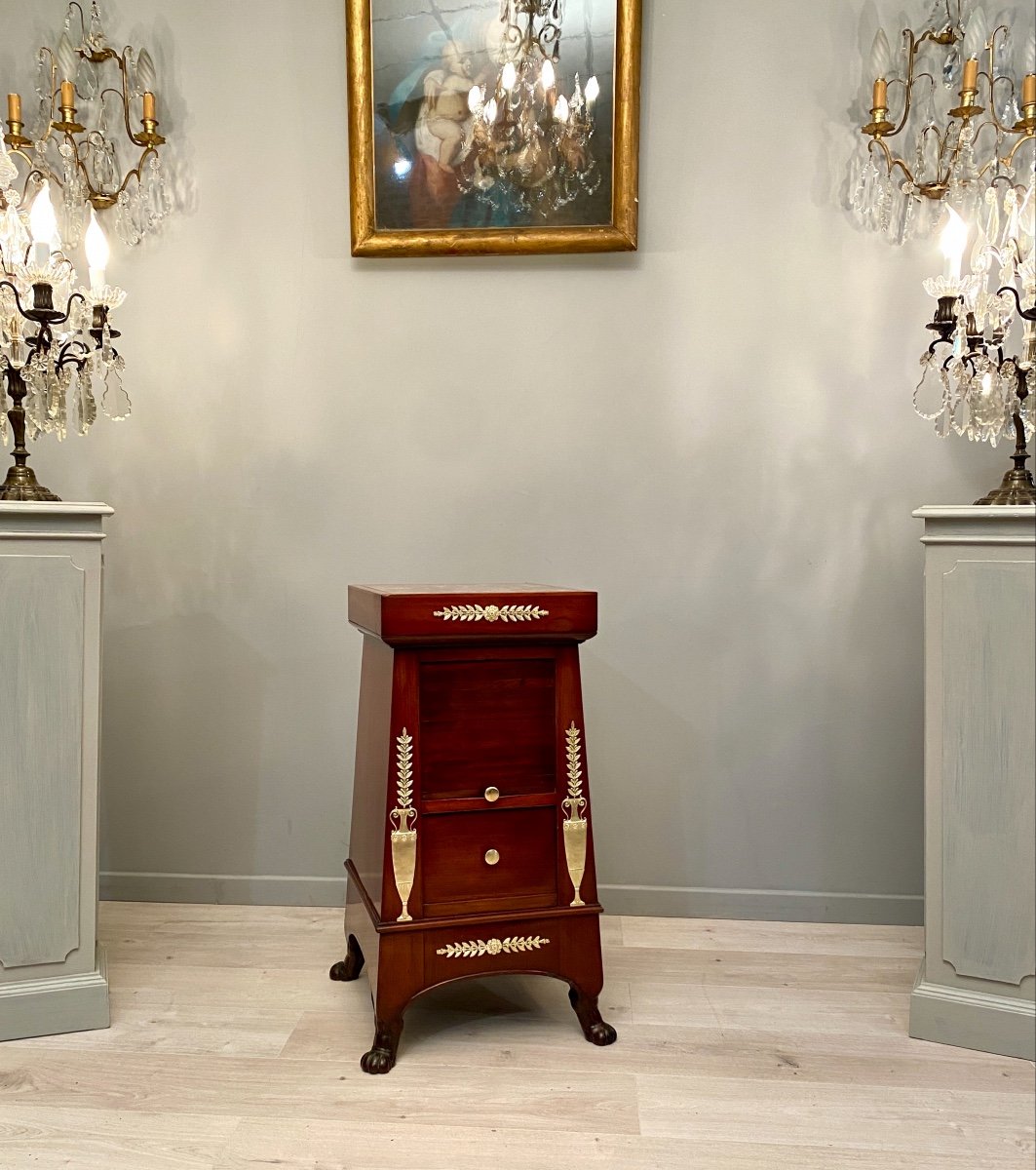 Très Rare Somno De Forme Trapèze d'Epoque Empire Début XIXeme-photo-7