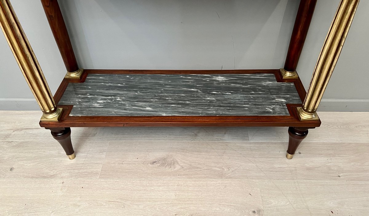 Console Louis XVI Marble Turquin, Circa 1780-photo-1