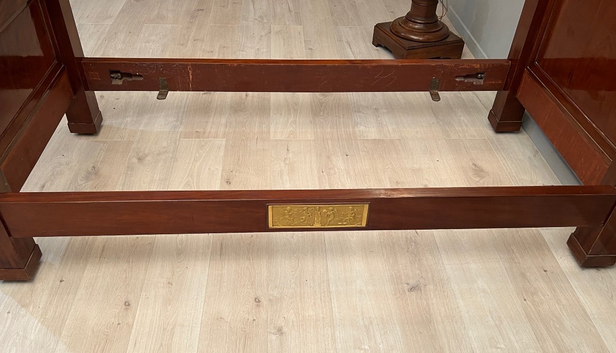 Jacob, Rare And Exceptional Empire Period Bed Return From Egypt, Circa 1810-photo-1