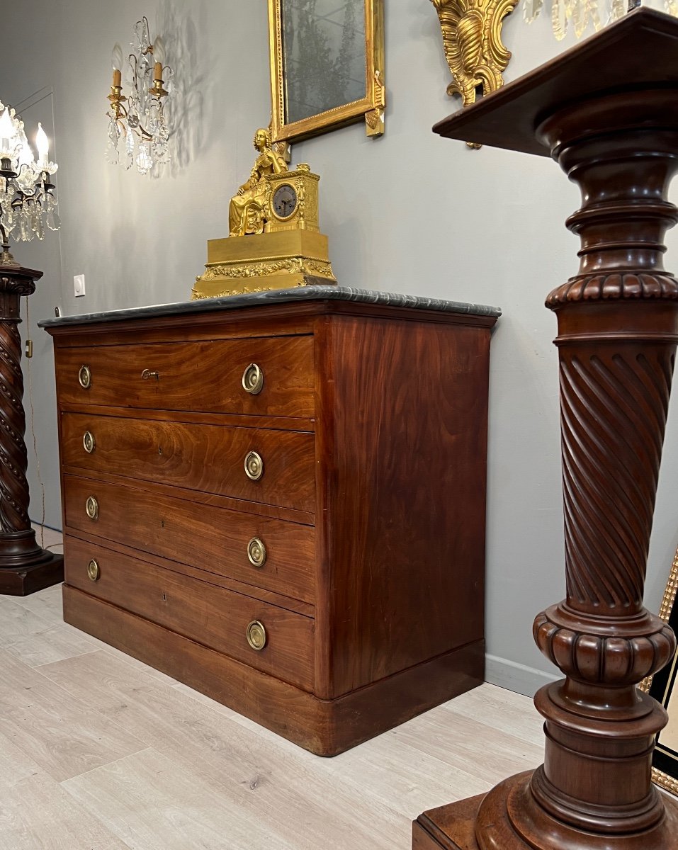 Jacob Desmalter, Commode Pantalonniere Restauration Provenance Royale XIXè-photo-2