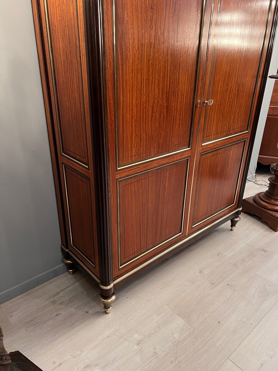 Louis XVI Style Cabinet Napoleon III Period Around 1870-photo-4