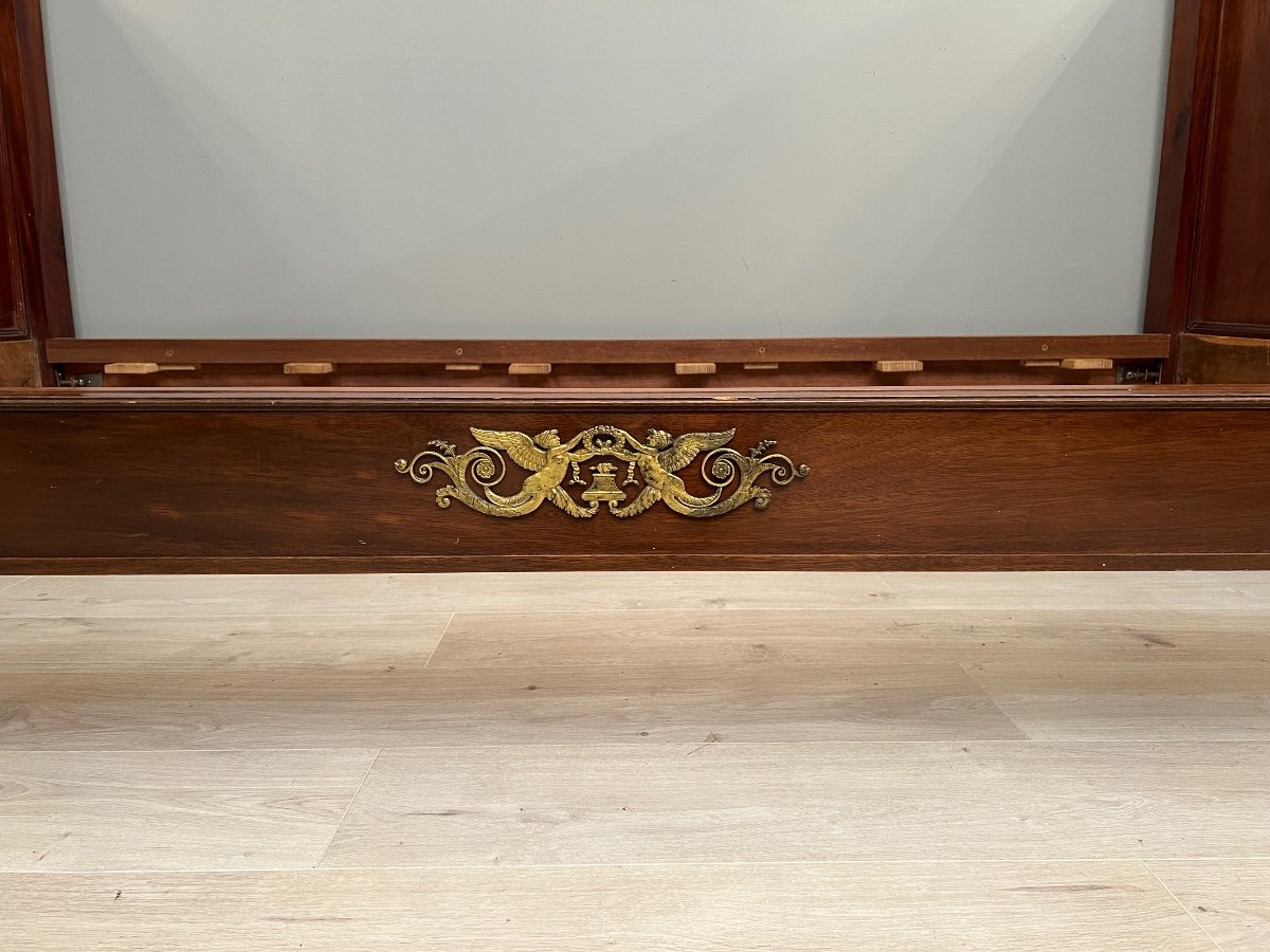 Jacob Desmalter, Attributed, Empire Mahogany Period Bed Return From Egypt Period Early Nineteenth Century-photo-3