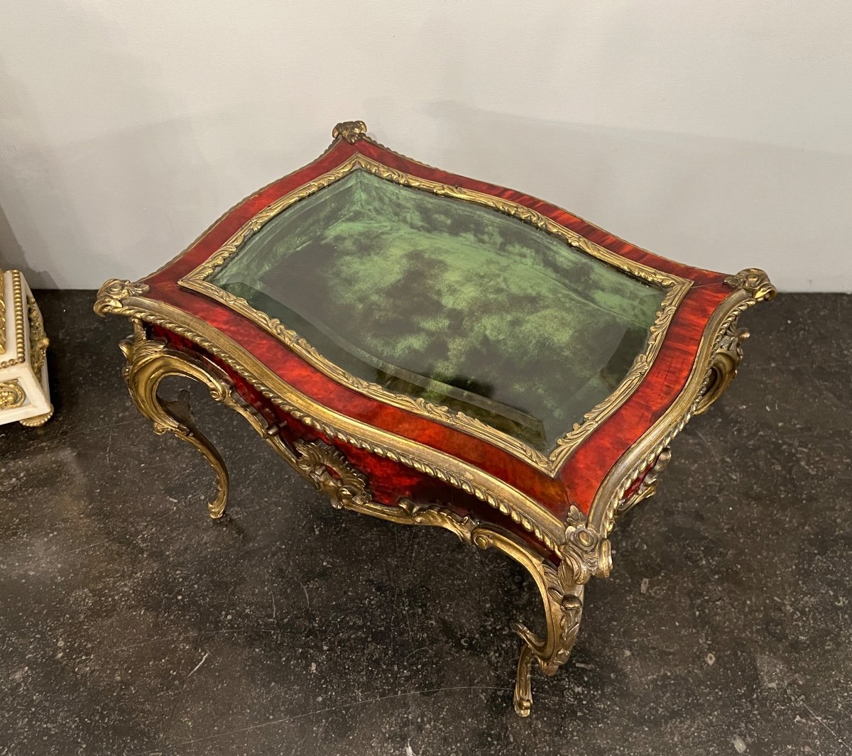 Rare Exhibition Showcase In Tortoiseshell And Dore Bronze Napoleon III Period-photo-3
