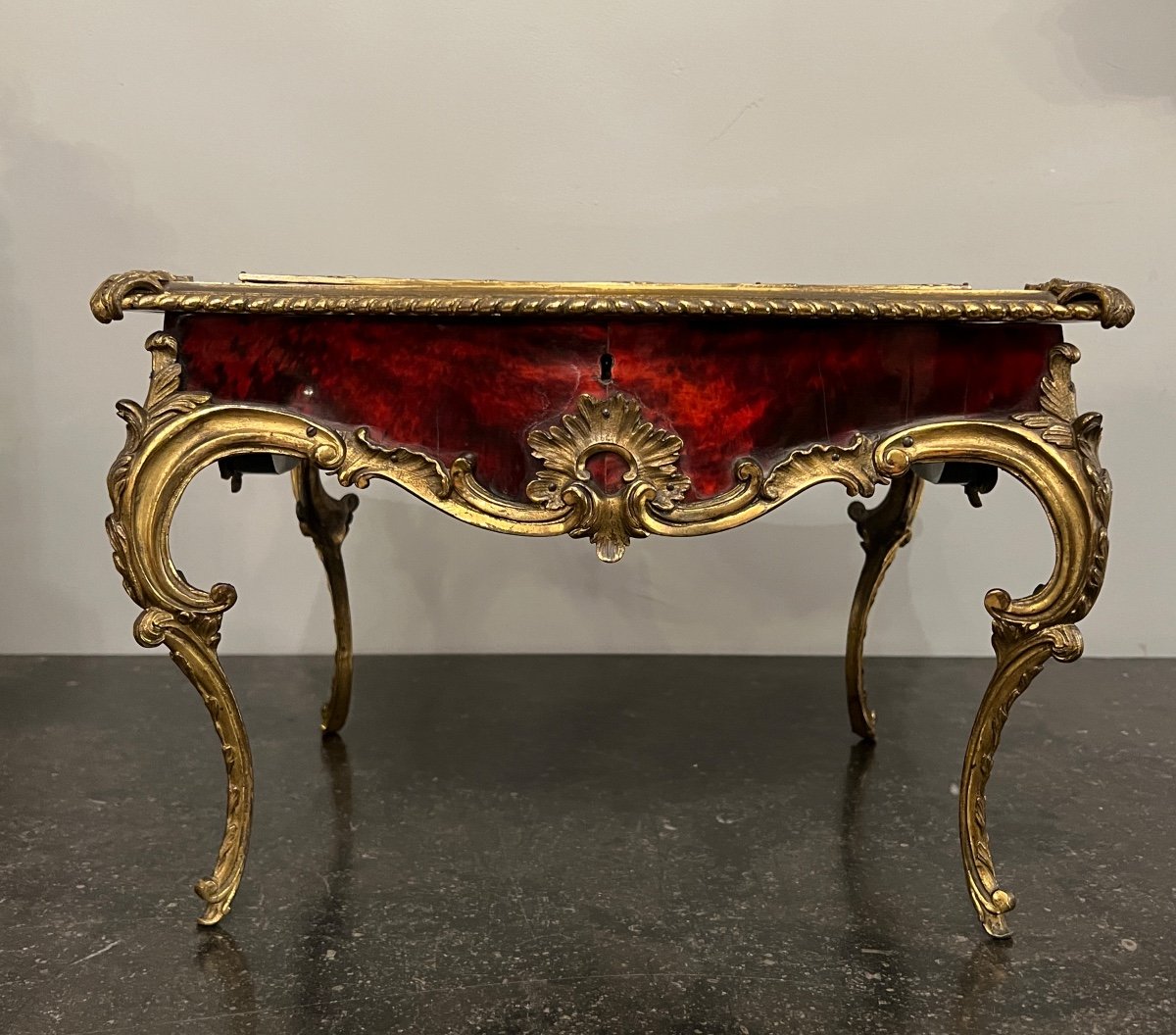 Rare Exhibition Showcase In Tortoiseshell And Dore Bronze Napoleon III Period-photo-4